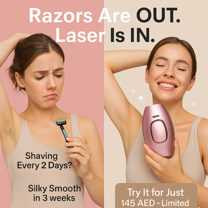 DermoPulse™  – Permanent IPL Laser Hair Remover for Silky Smooth Skin