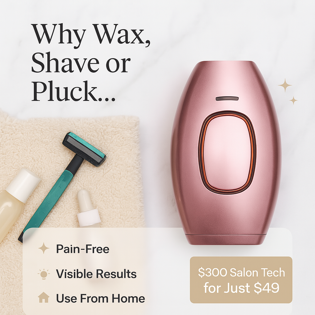 DermoPulse™  – Permanent IPL Laser Hair Remover for Silky Smooth Skin