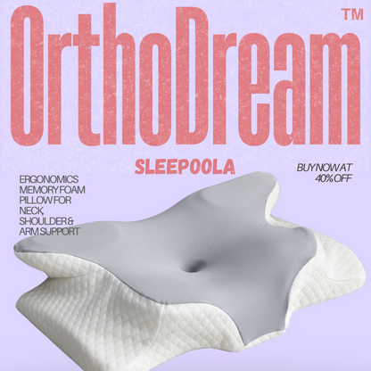 Sleepoola OrthoLife™ Orthopedic Memory Foam Pillow