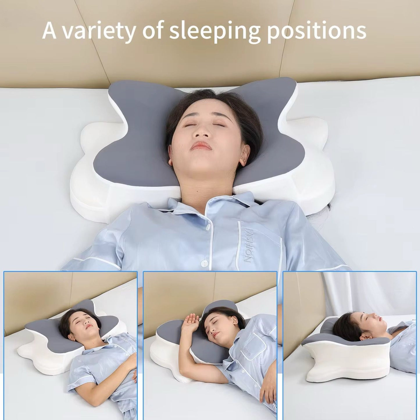 Sleepoola OrthoLife™ Orthopedic Memory Foam Pillow