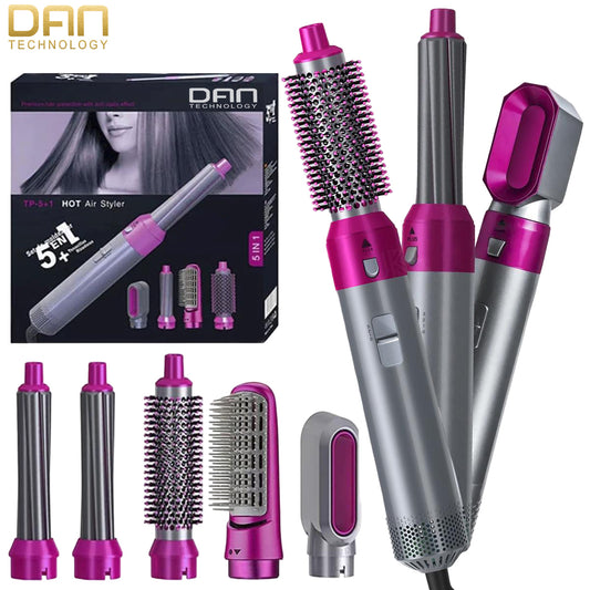 Hairoola AirNova™ 5-in-1 Hot Air Styler – Curl, Straighten, Dry & Volumize